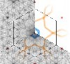 Electron delocalization in a 2D Mott insulator